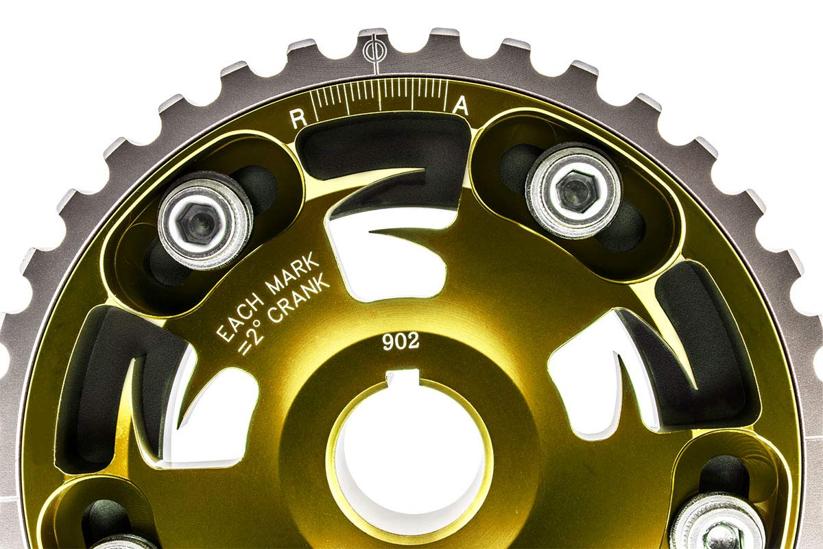 Amazon.com: VMS RACING Adjustable Fang CAM GEAR in GOLD Anodized